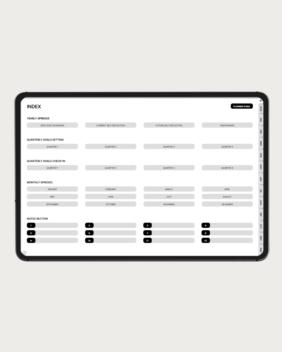 2025 Digital Planner